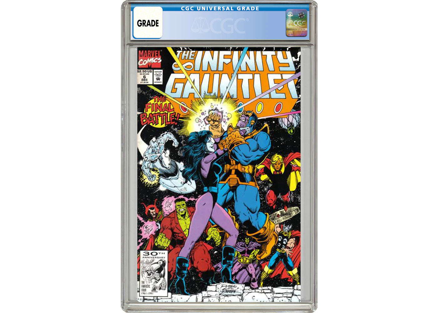 Marvel Infinity Gauntlet (1991) #6 Comic Book CGC Graded