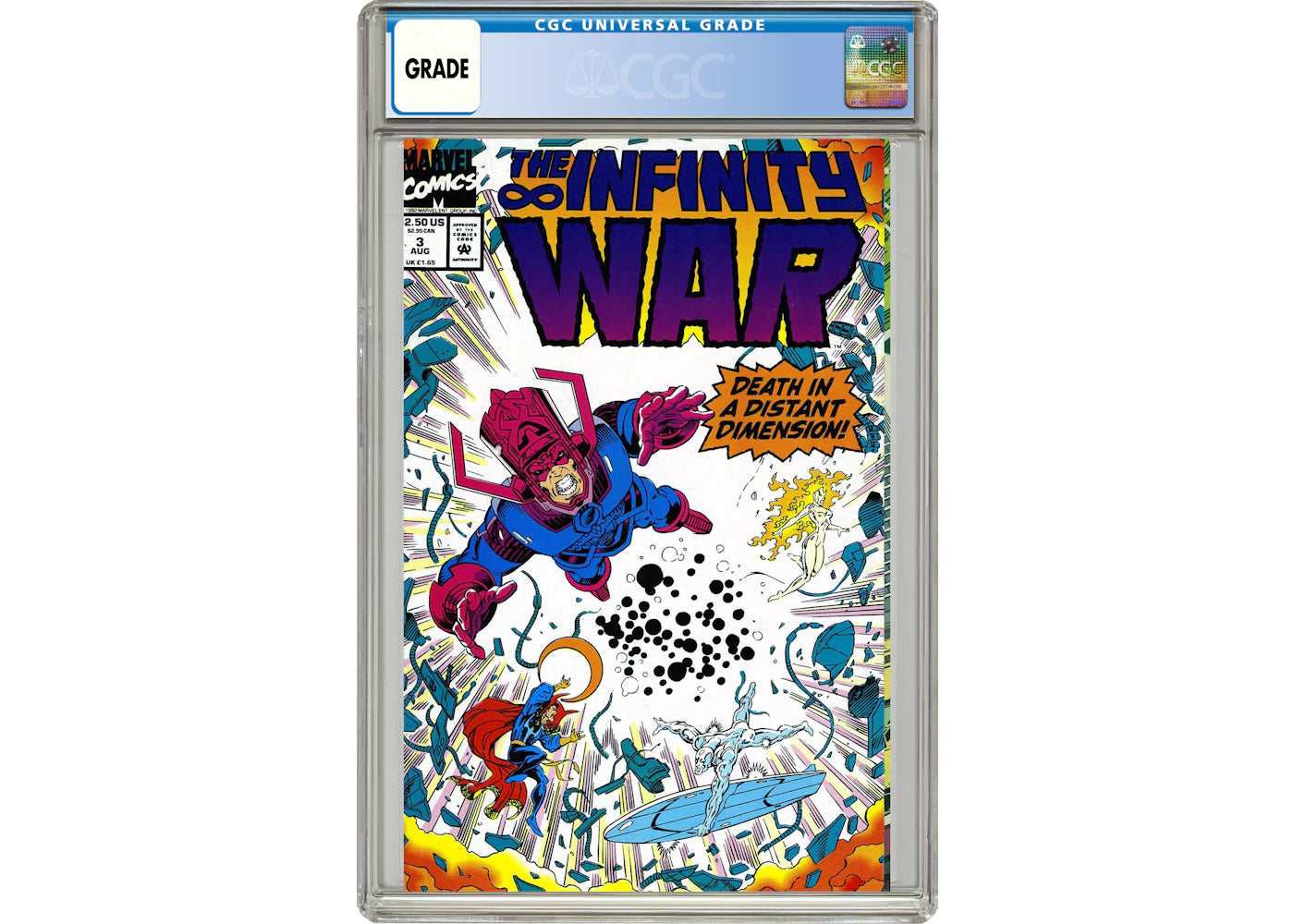 Marvel Infinity War (1992) #3 Comic Book CGC Graded
