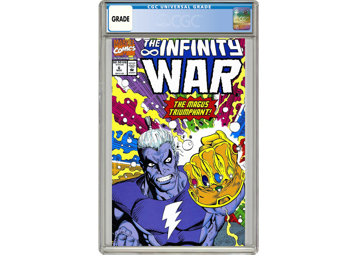 Marvel Infinity War (1992) #6 Comic Book CGC Graded