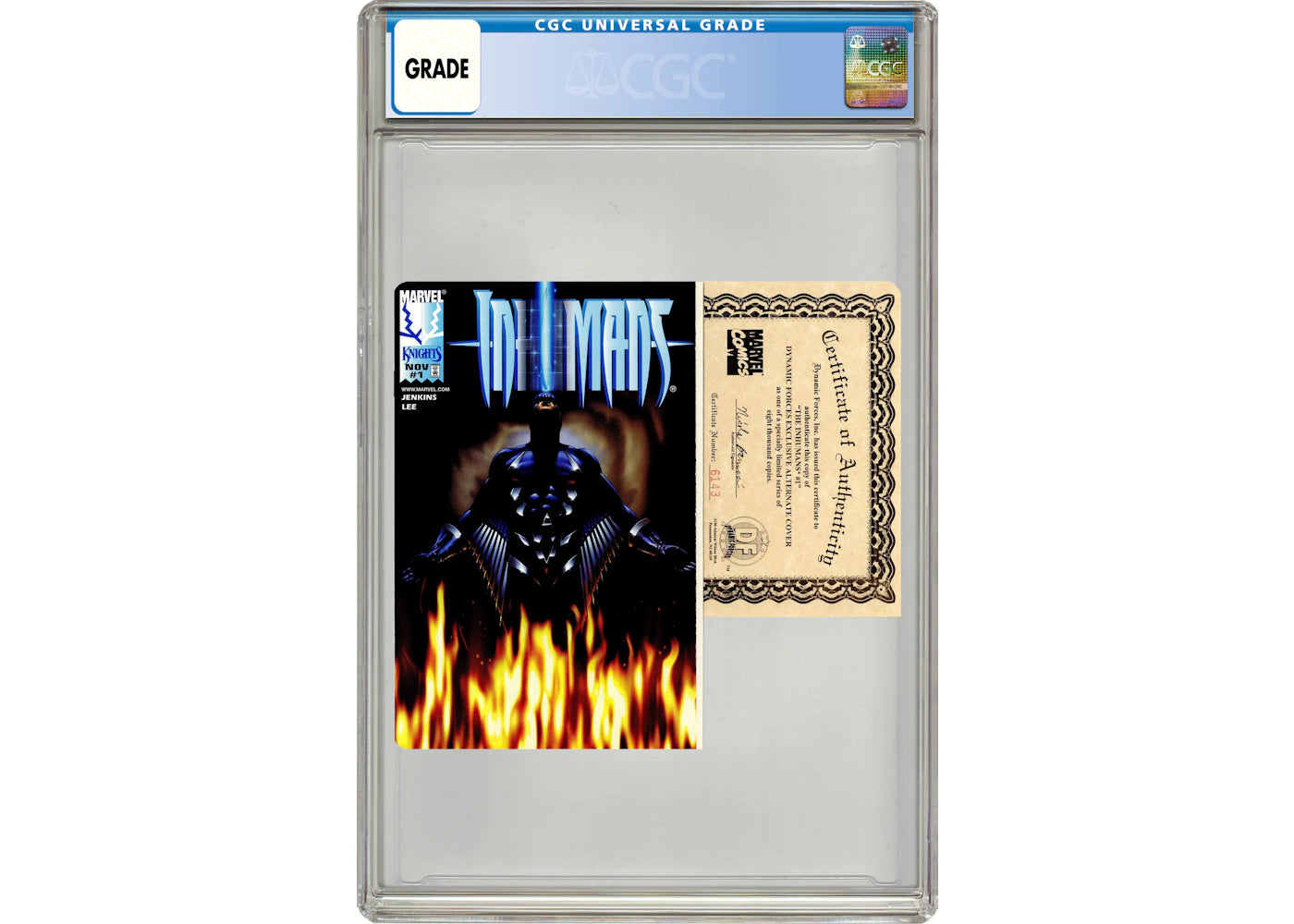 Marvel Inhumans (1998 2nd Series) #1DF Comic Book CGC Graded