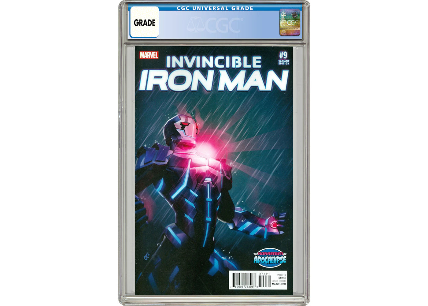 Marvel Invincible #Iron Man 9 Variant Edition Comic Book CGC Graded