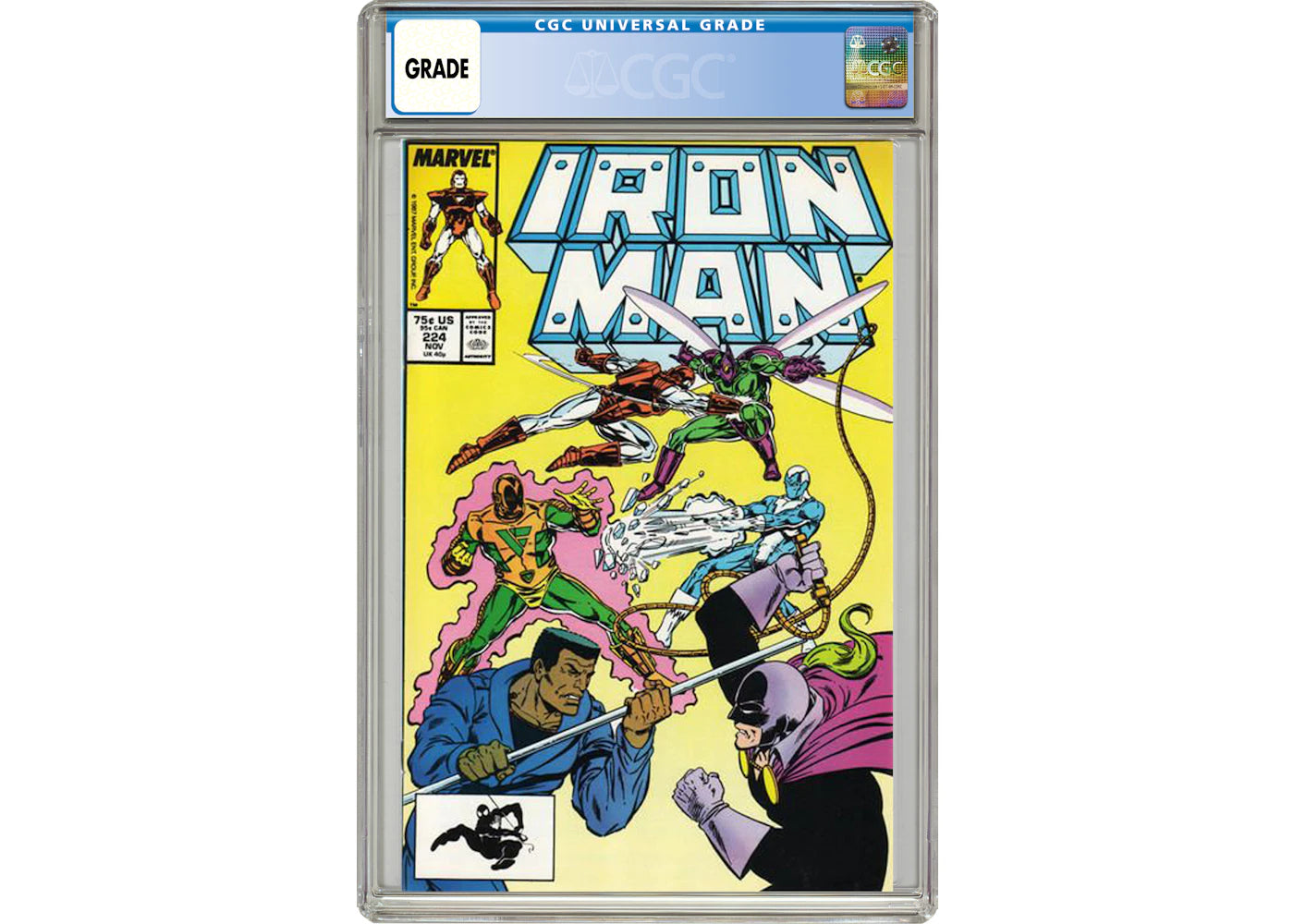 Marvel Iron Man (1968 1st Series) #224 Comic Book CGC Graded