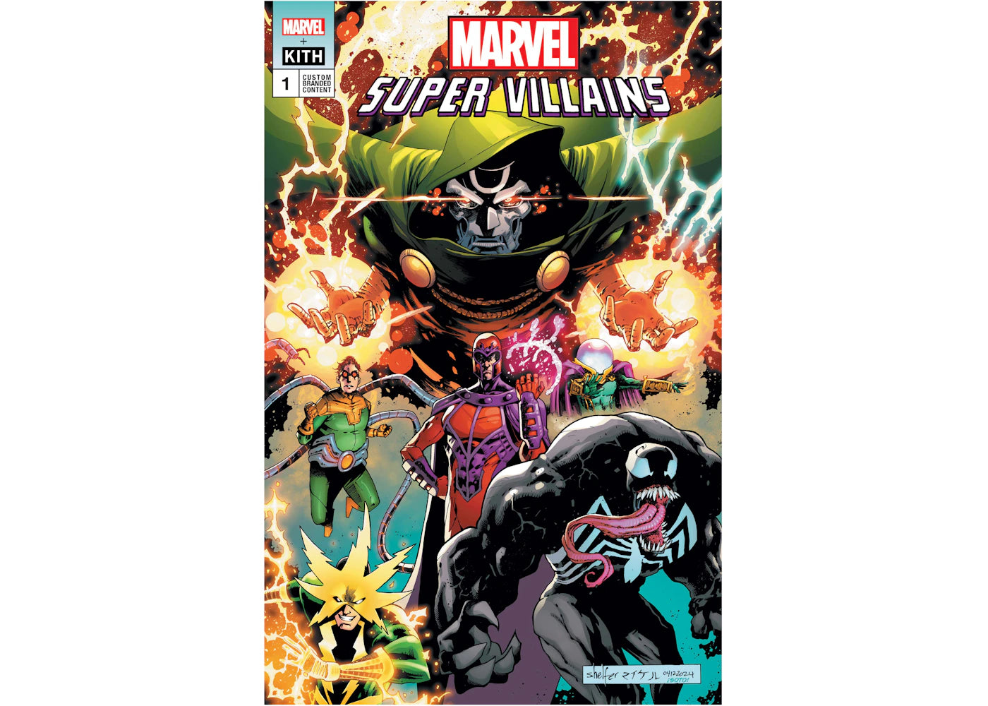Marvel Kith Super Villains #1 Comic Book