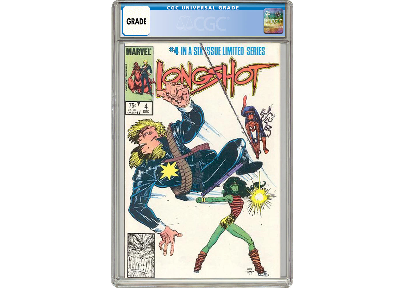 Marvel Longshot (1985 Limited Series) #4 Comic Book CGC Graded