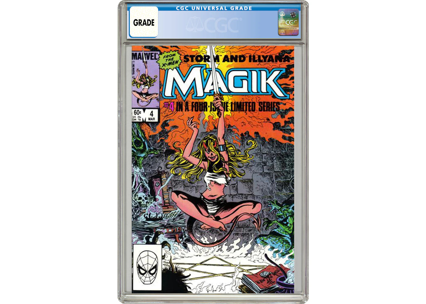 Marvel Magik (1983 Marvel) #4 Comic Book CGC Graded