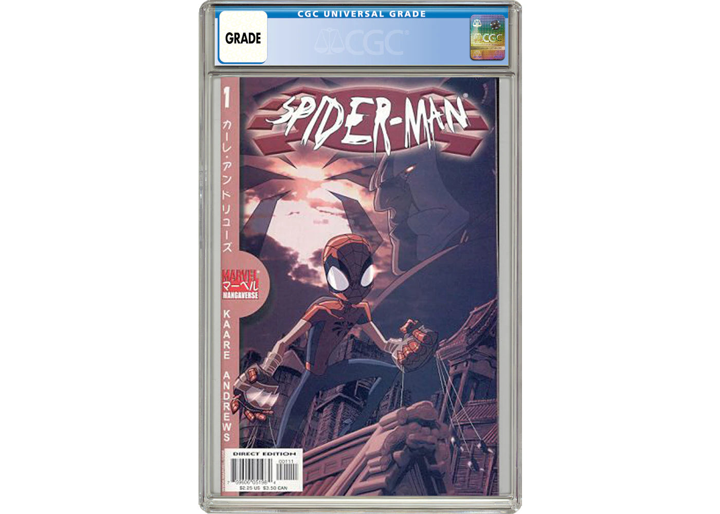 Marvel Mangaverse Spider-Man (2002) #1 Comic Book CGC Graded
