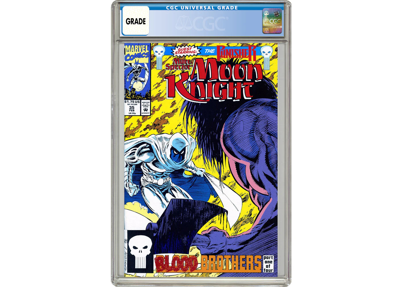 Marvel Marc Spector Moon Knight (1989) #35 Comic Book CGC Graded