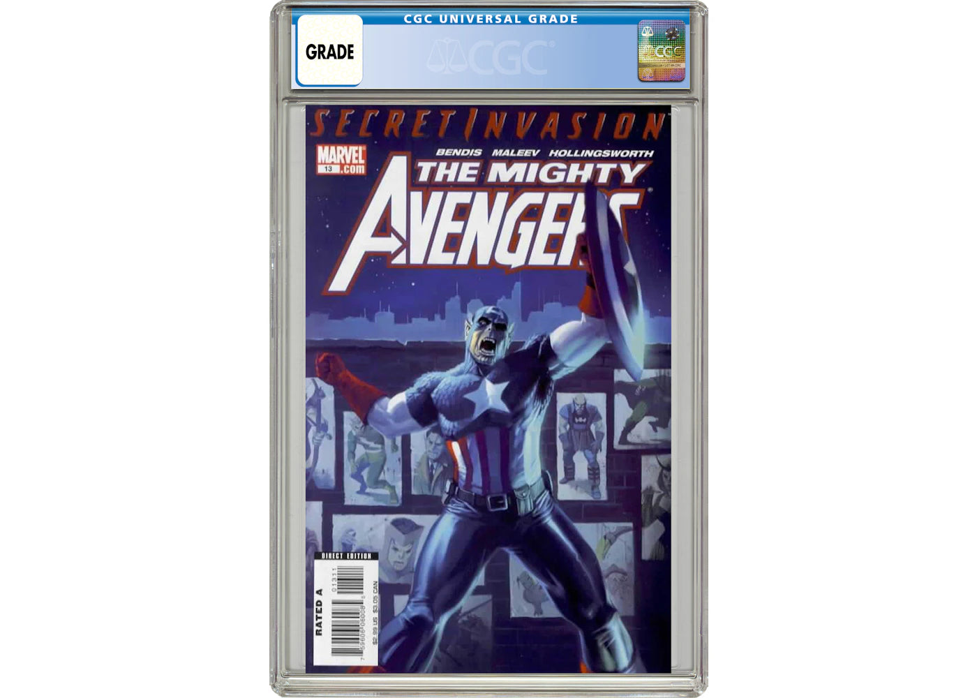 Marvel Mighty Avengers (2007) #13A Comic Book CGC Graded