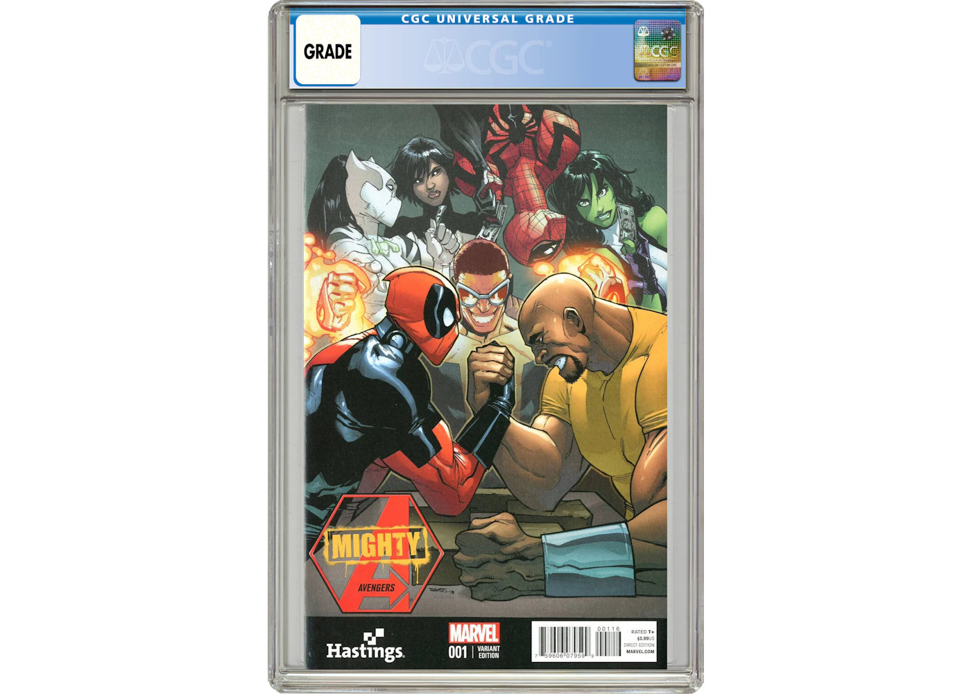 Marvel Mighty Avengers (2013) #1HASTINGS Comic Book CGC Graded