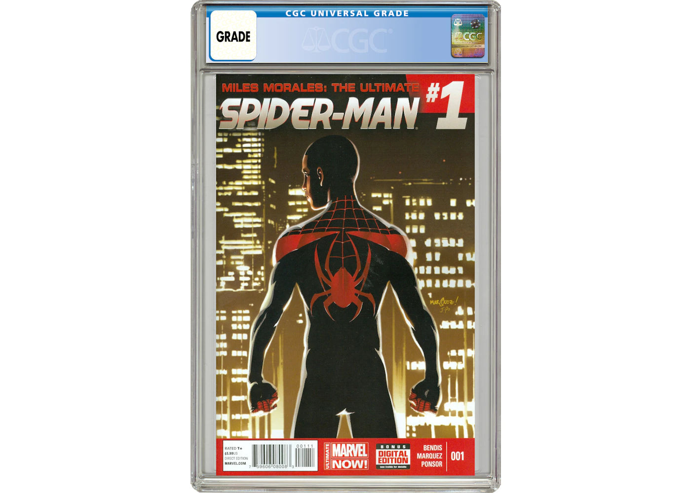 Marvel Miles Morales Ultimate Spider-Man (2014) #1A Comic Book CGC Graded