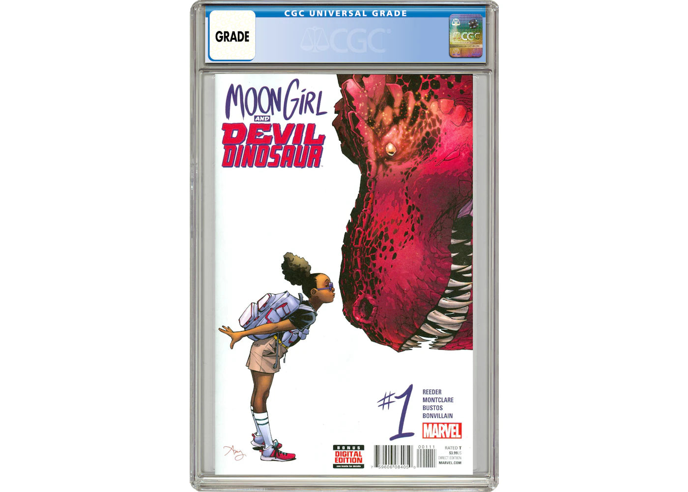 Marvel Moon Girl and Devil Dinosaur #1 Comic Book CGC Graded