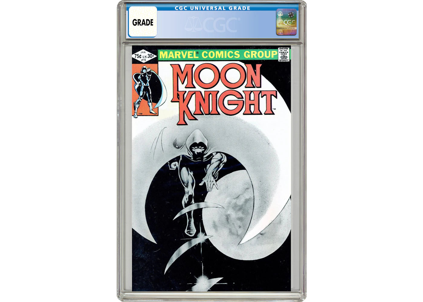Marvel Moon Knight (1980 1st Series) #15 Comic Book CGC Graded