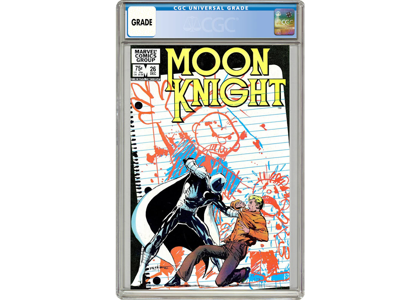 Marvel Moon Knight (1980 1st Series) #26 Comic Book CGC Graded