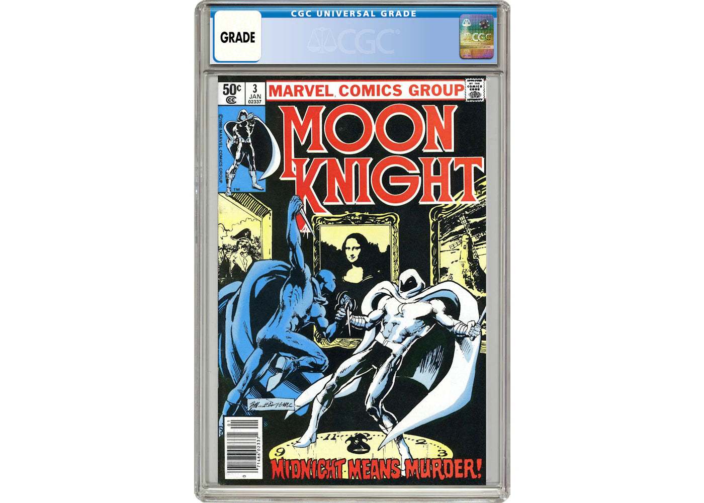 Marvel Moon Knight (1980 1st Series) #3 Comic Book CGC Graded