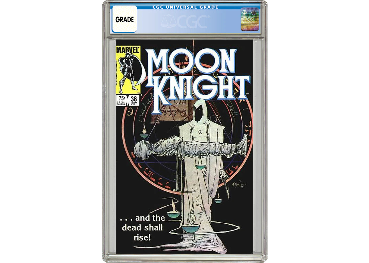 Marvel Moon Knight (1980 1st Series) #38 Comic Book CGC Graded