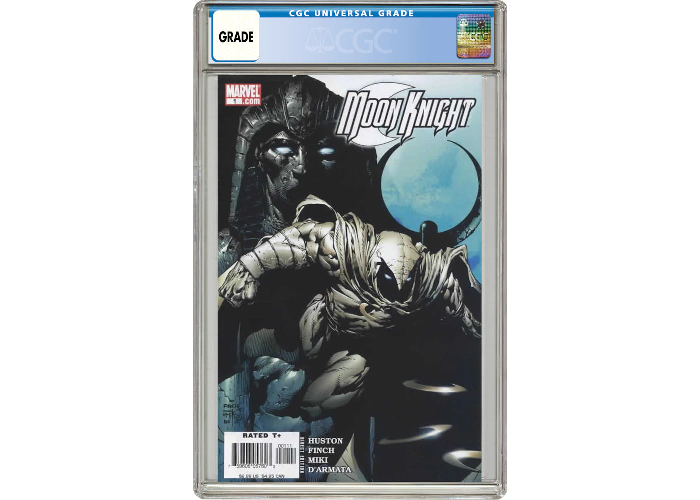 Marvel Moon Knight (2006 3rd Series) #1A Comic Book CGC Graded