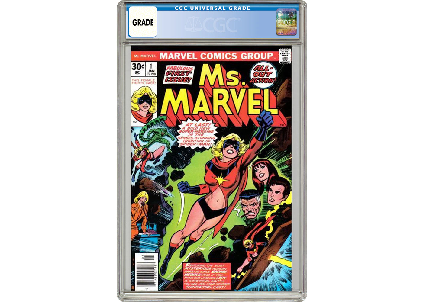 Marvel Ms. Marvel #1 Comic Book CGC Graded