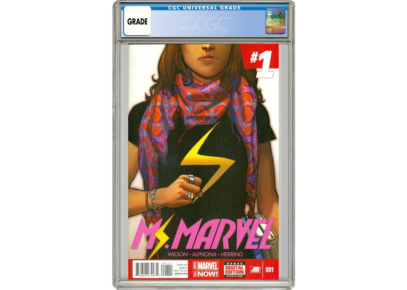 Marvel Ms. Marvel (2014 3rd Series) #1A Comic Book CGC Graded
