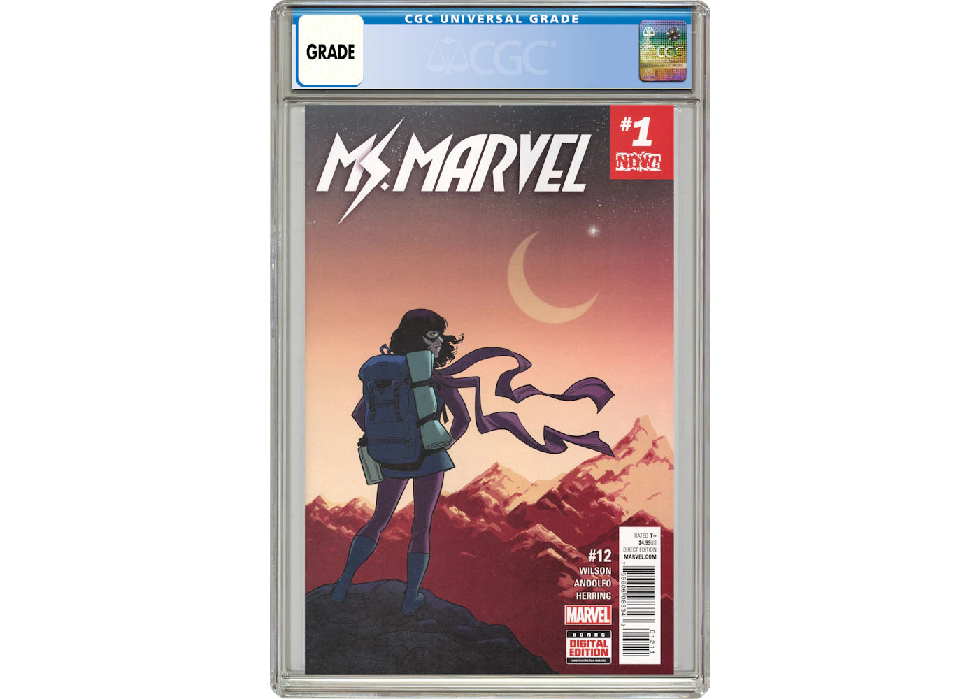Marvel Ms. Marvel (2015 4th Series) #12A Comic Book CGC Graded