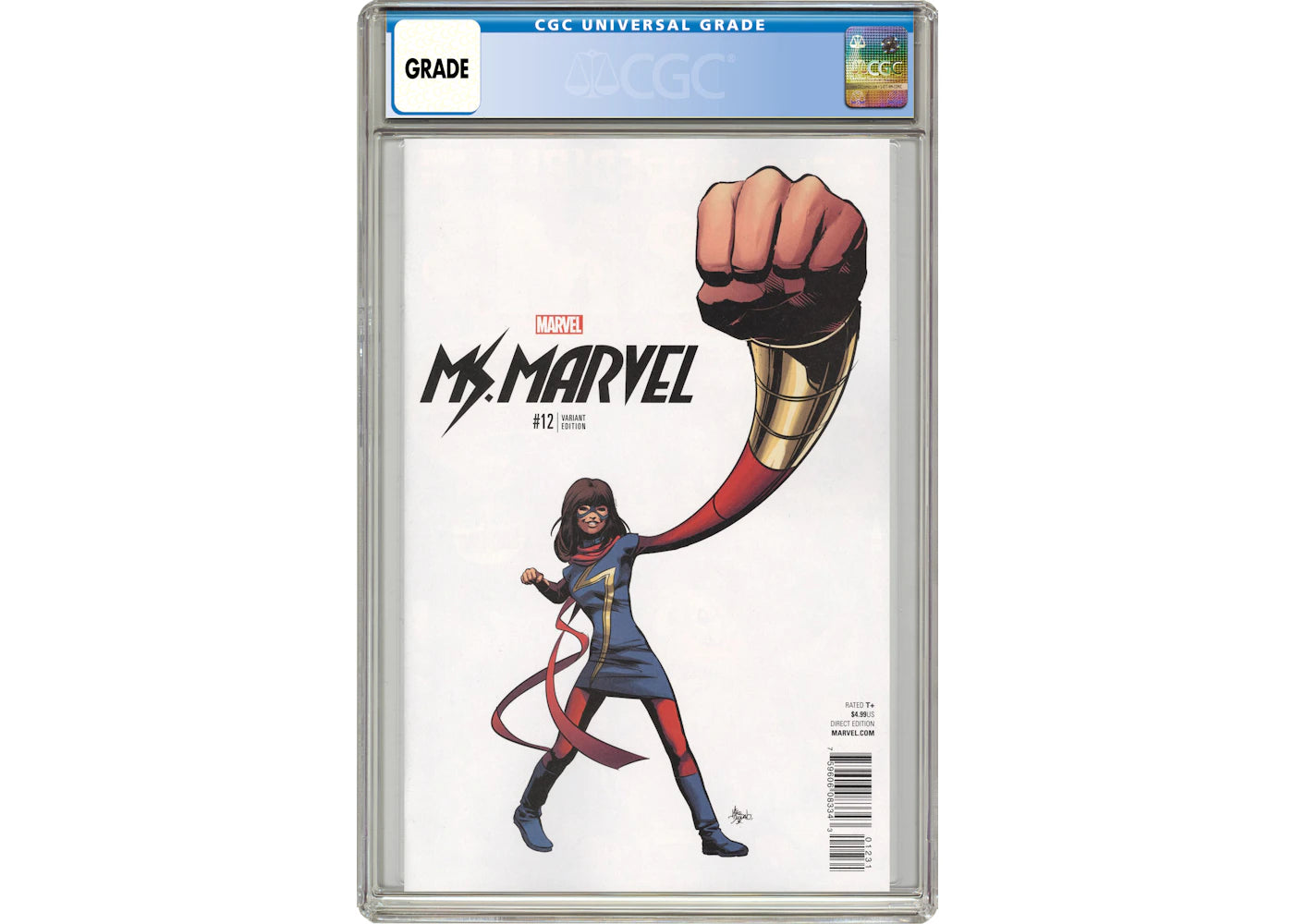 Marvel Ms. Marvel (2015 4th Series) #12C Comic Book CGC Graded