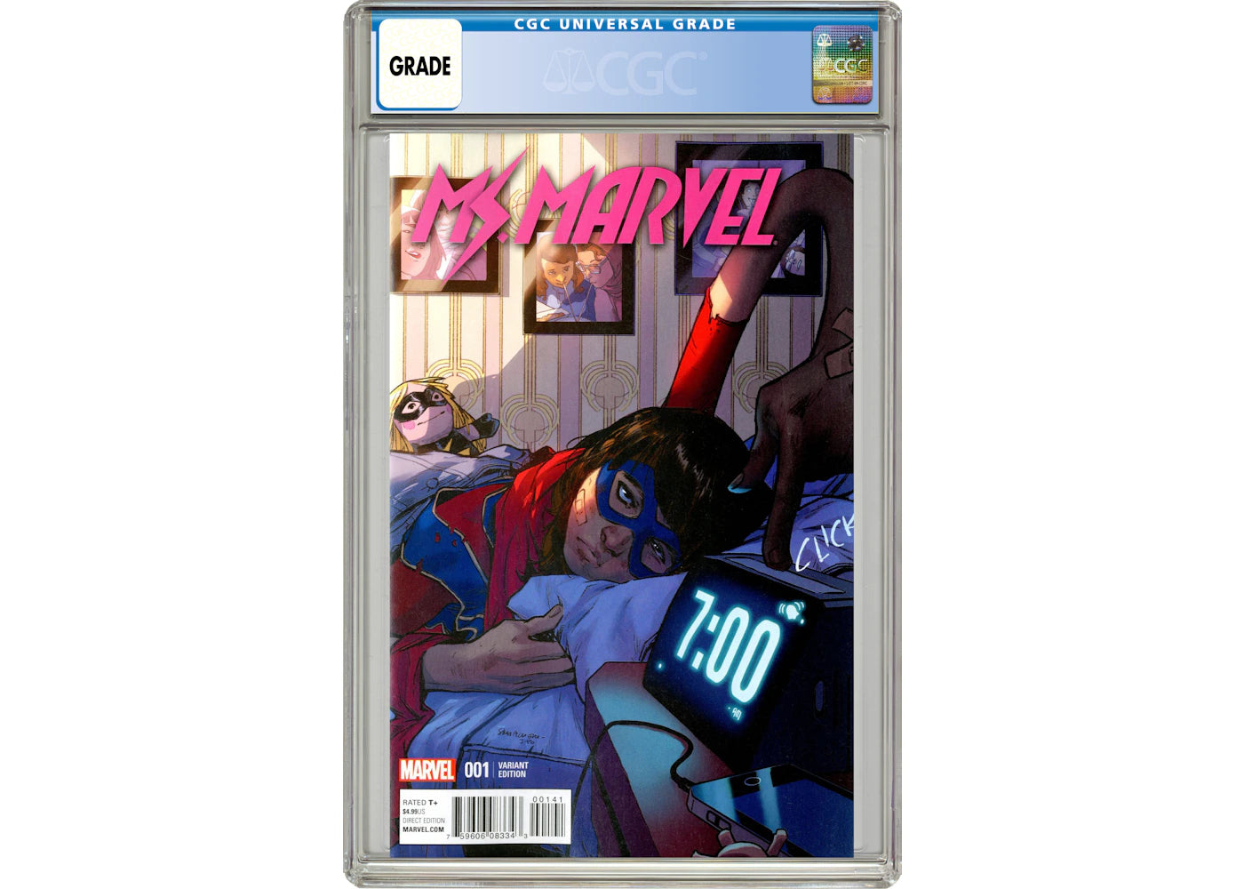 Marvel Ms. Marvel (2015 4th Series) #1C Comic Book CGC Graded
