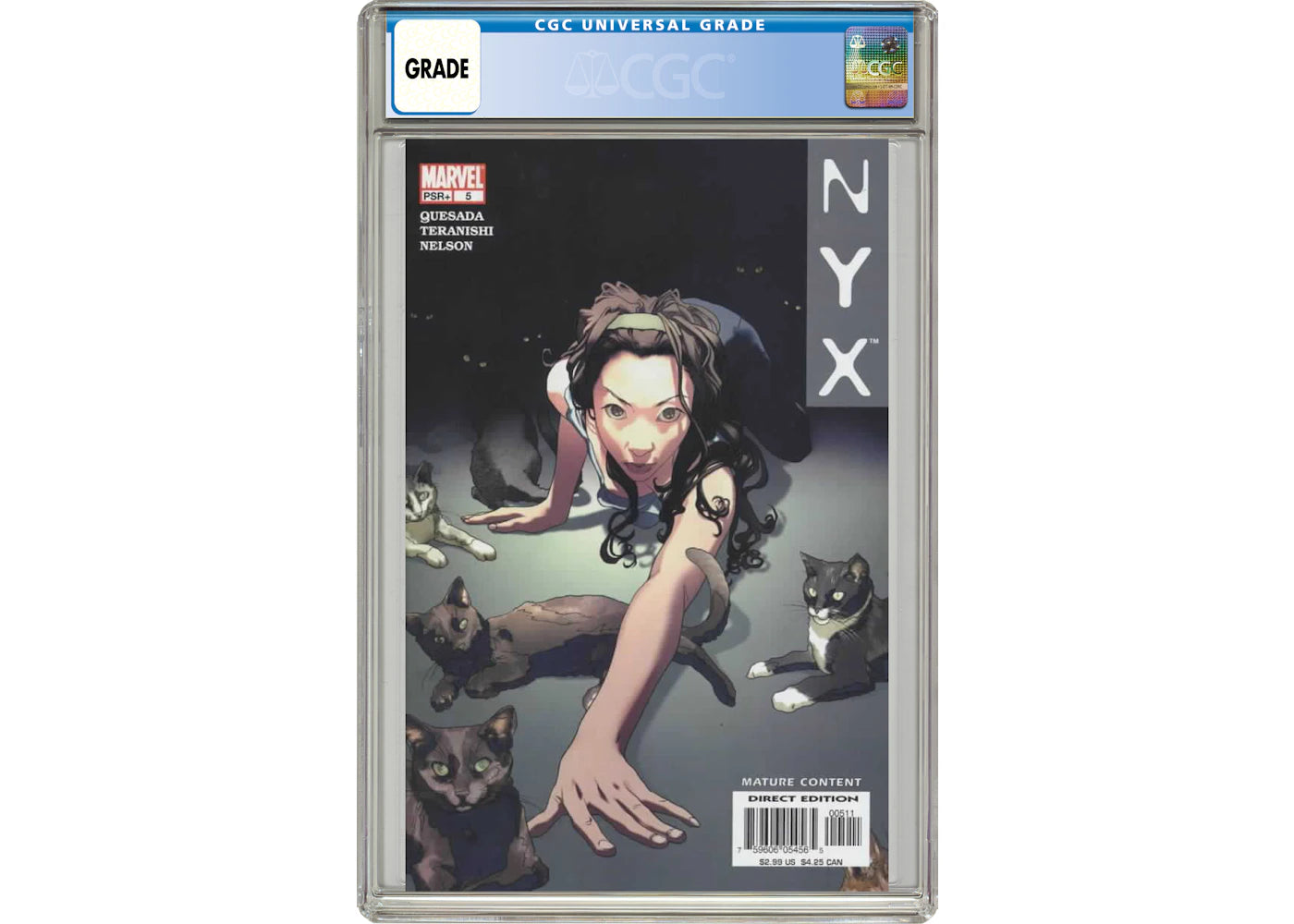 Marvel NYX (2003) #5 Comic Book CGC Graded