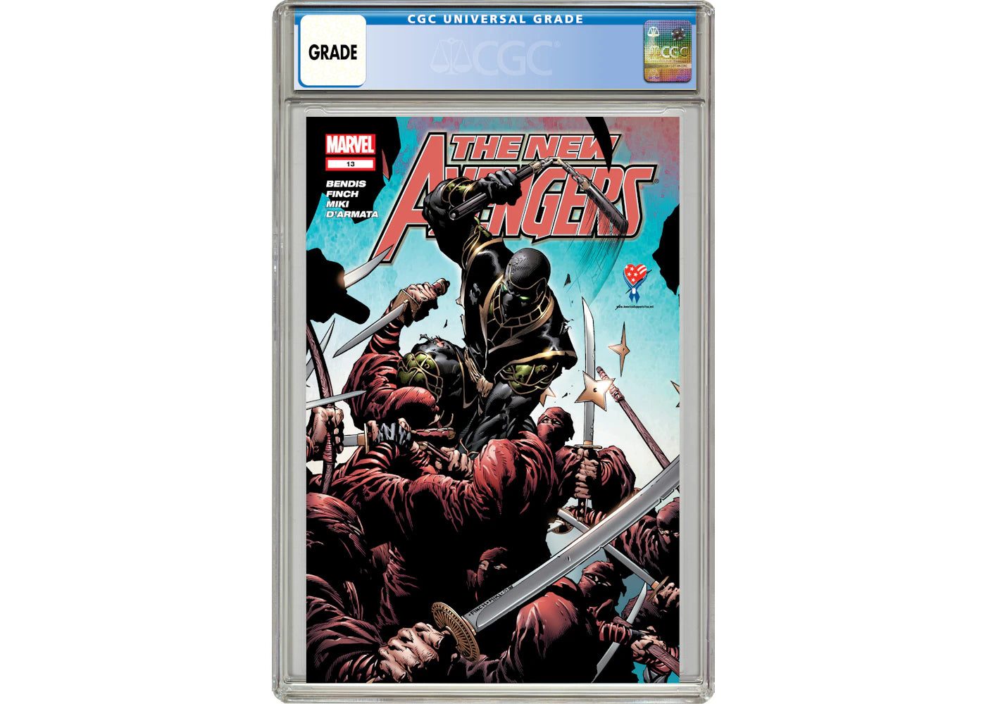 Marvel New Avengers #13 Comic Book CGC Graded