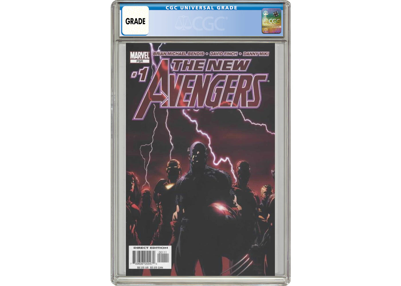 Marvel New Avengers (2005 1st Series) #1A Comic Book CGC Graded
