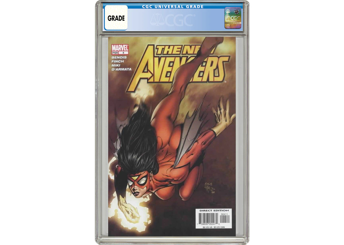 Marvel New Avengers (2005 1st Series) #4A Comic Book CGC Graded