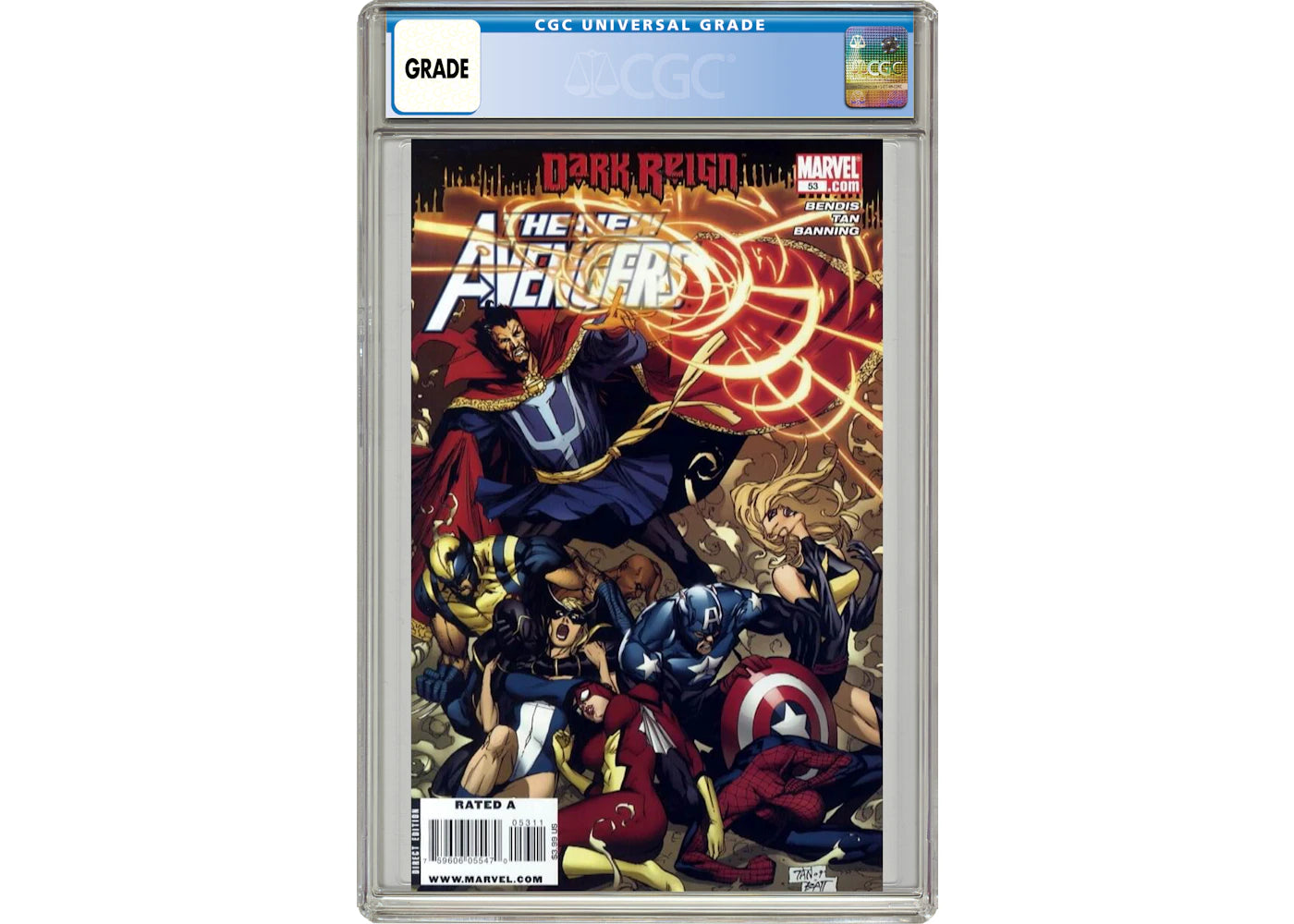 Marvel New Avengers (2005 1st Series) #53A Comic Book CGC Graded