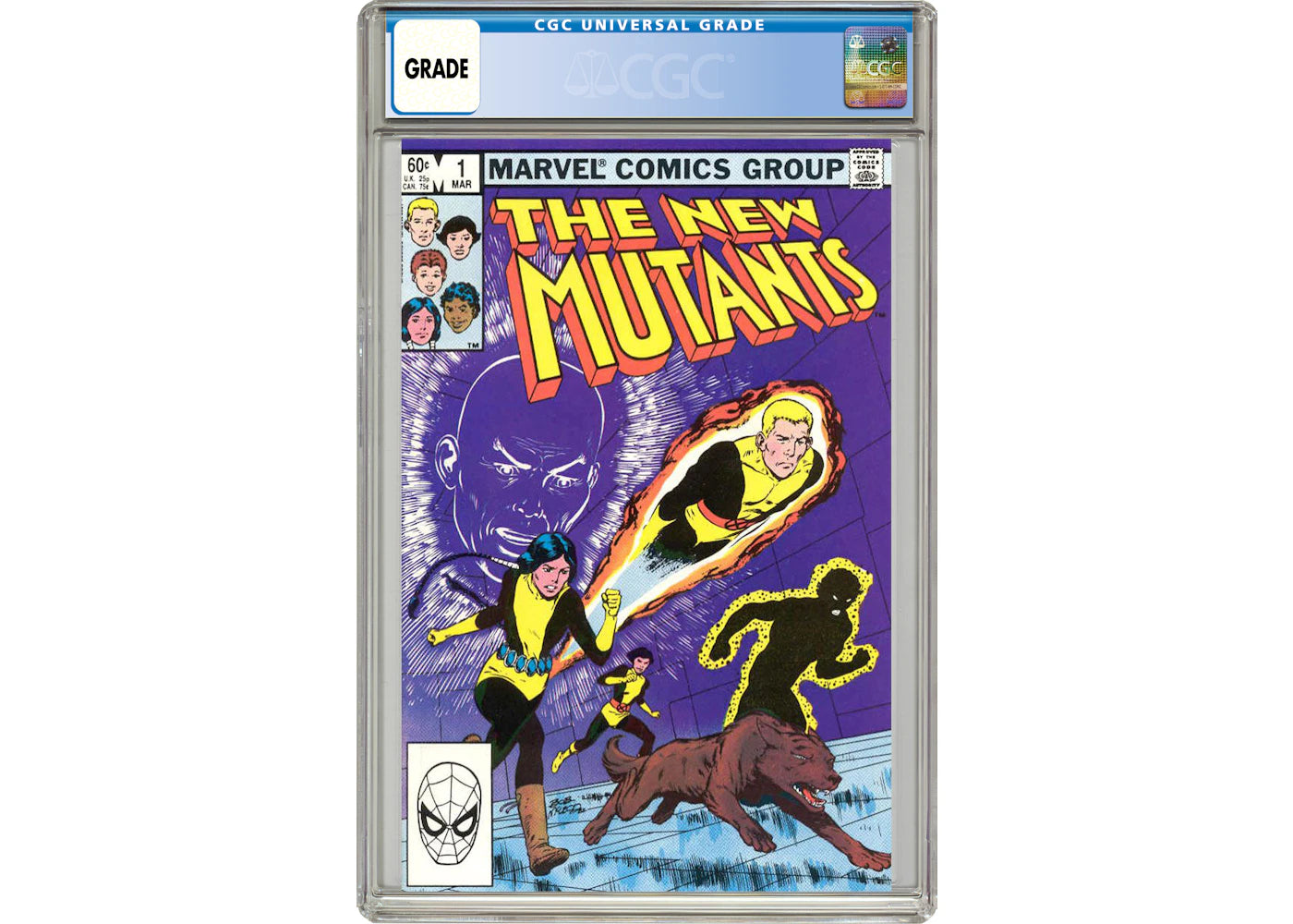 Marvel New Mutants #1 Comic Book CGC Graded