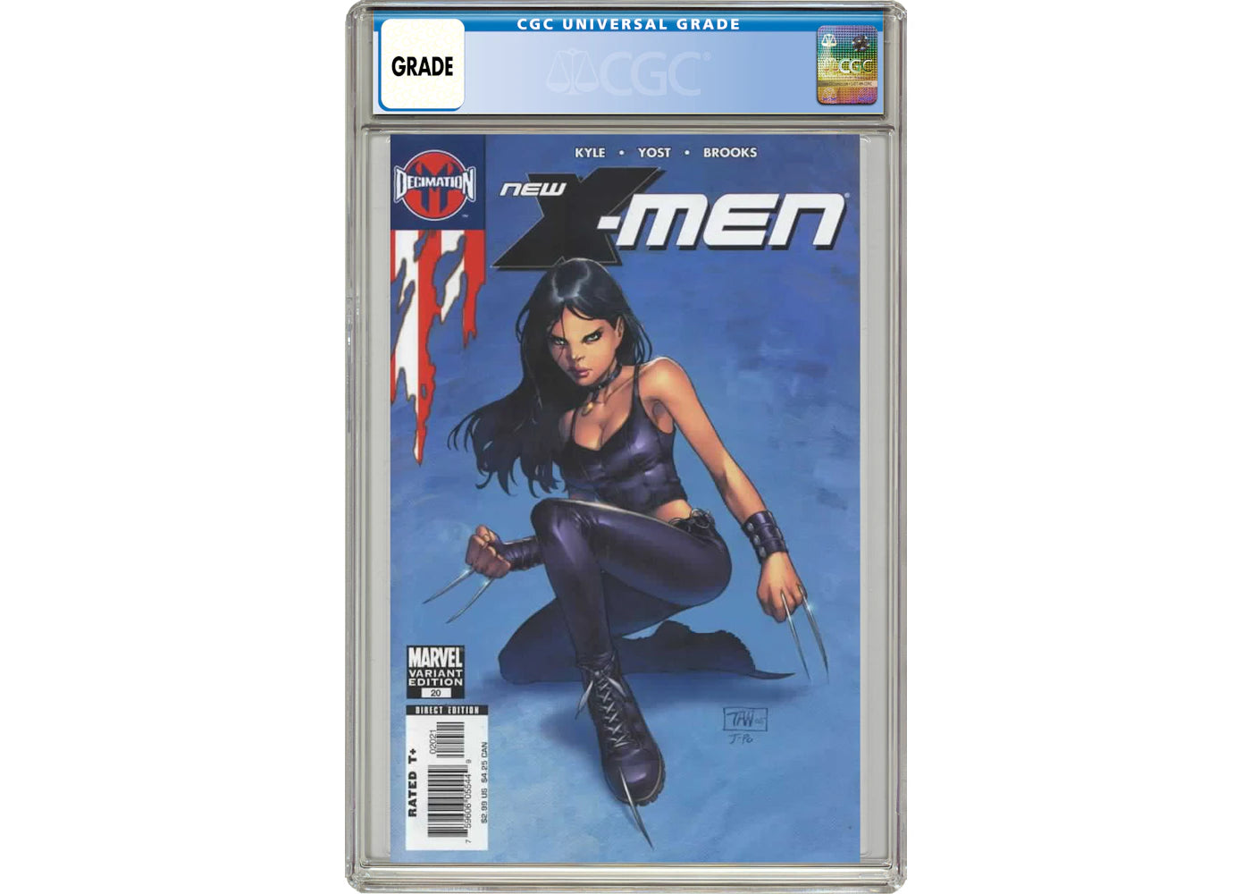 Marvel New X-Men (2004 Marvel) #20B Comic Book CGC Graded
