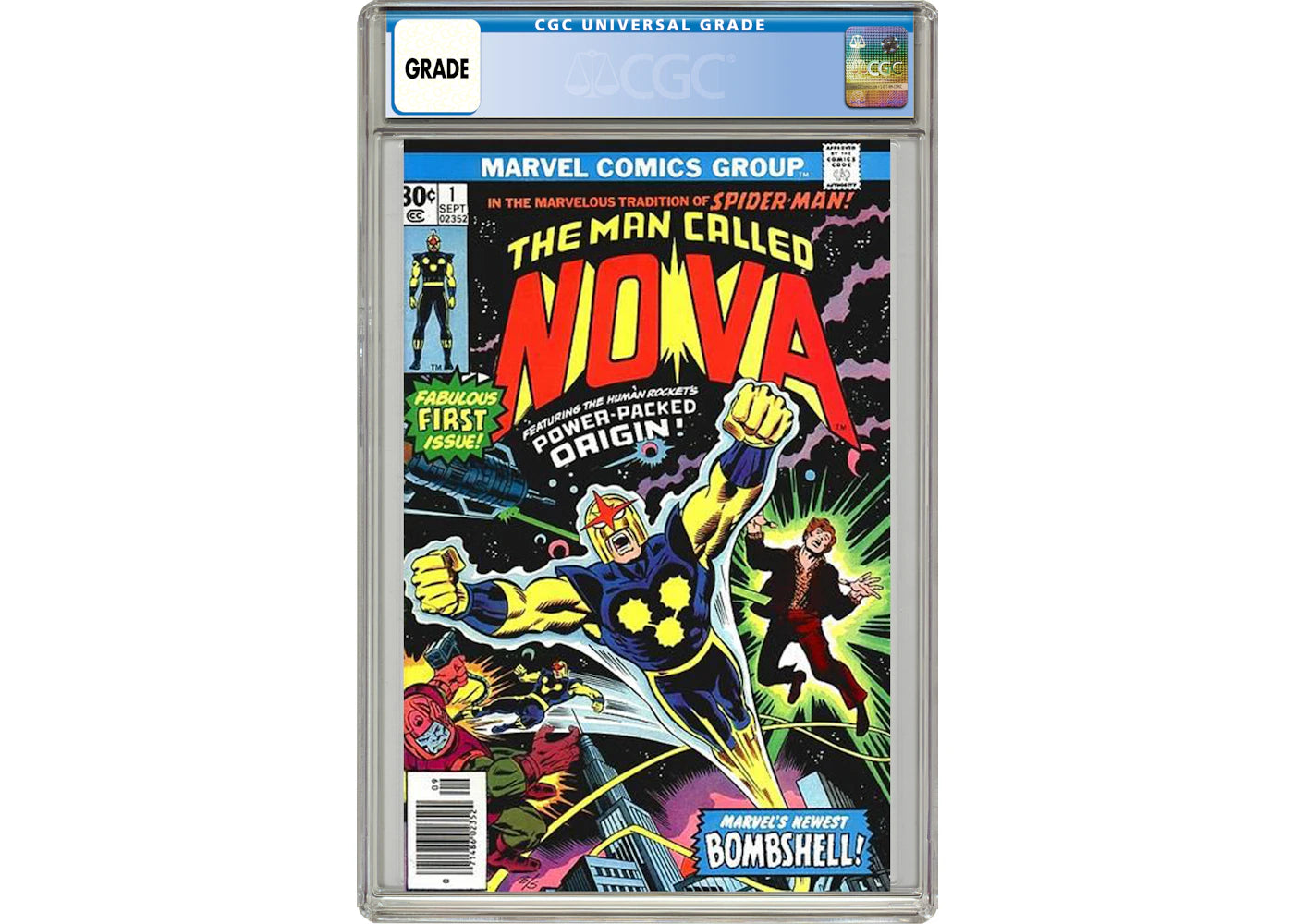 Marvel Nova #1 Comic Book CGC Graded