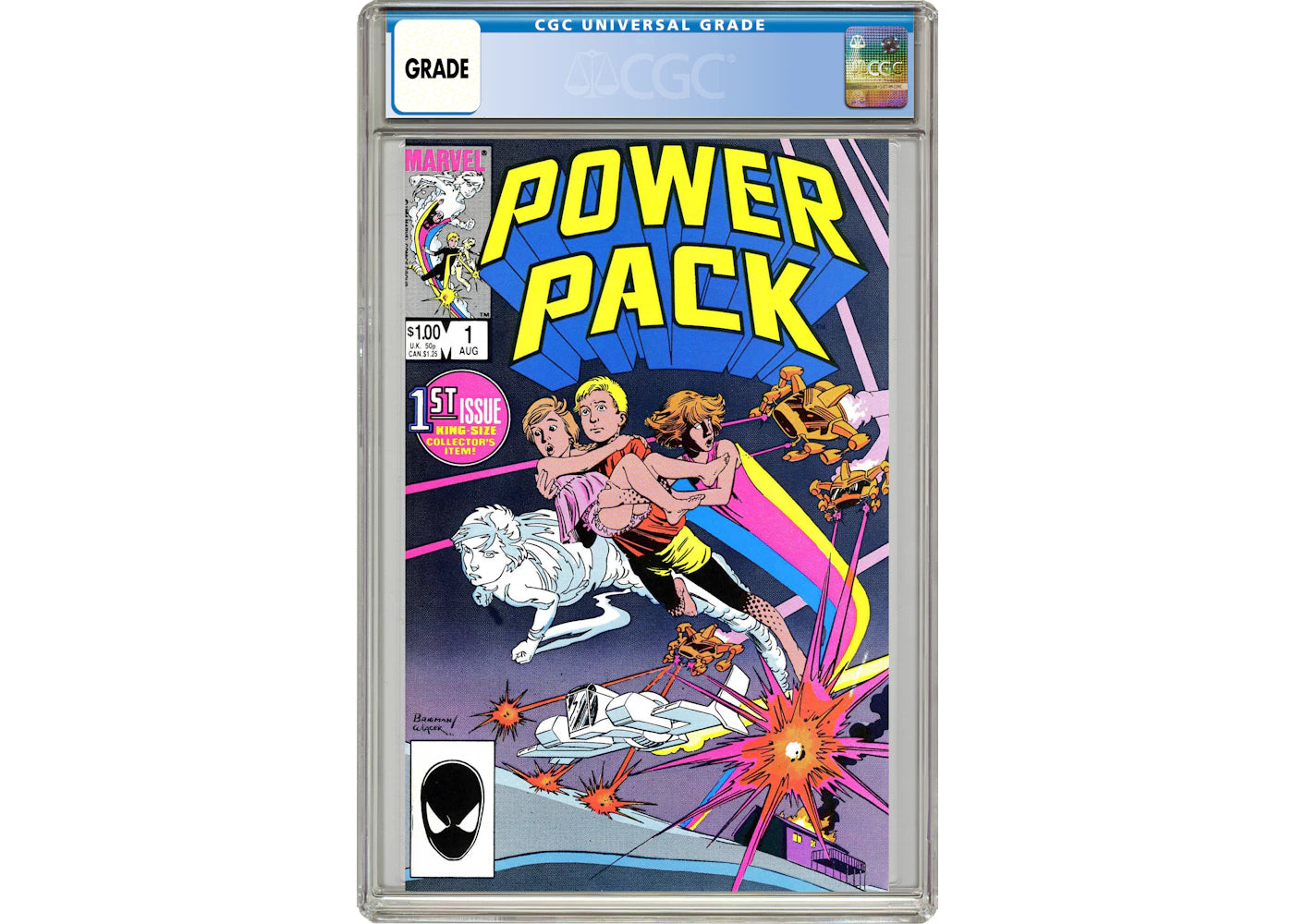 Marvel Power Pack (1984 1st Series) #1 Comic Book CGC Graded