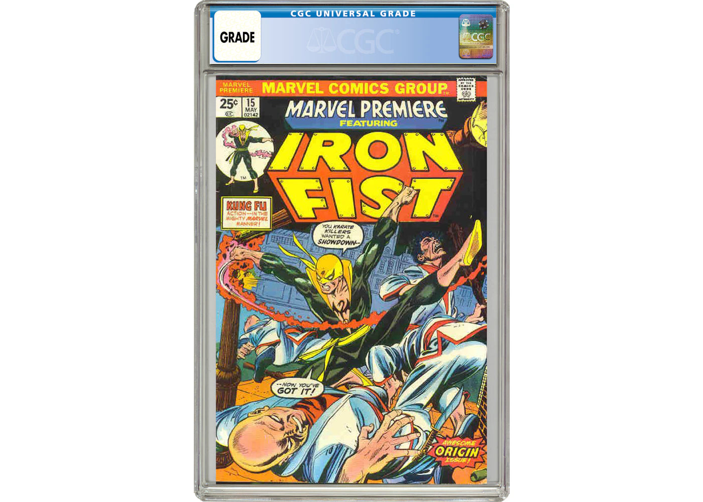 Marvel Premiere #15 (1st App. of of Iron Fist) Comic Book CGC Graded