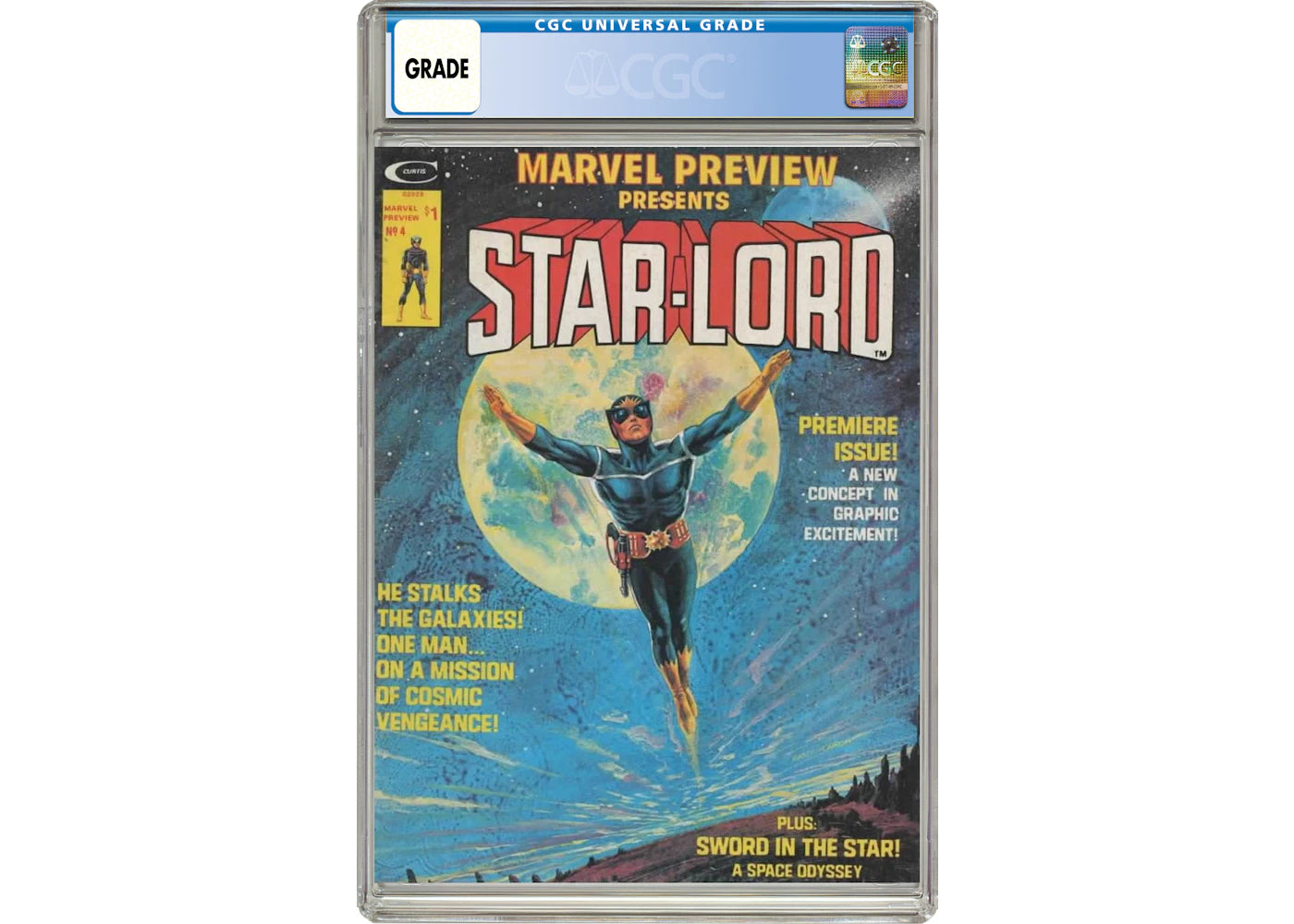 Marvel Preview #4 (1st App. of Star-Lord) Comic Book CGC Graded