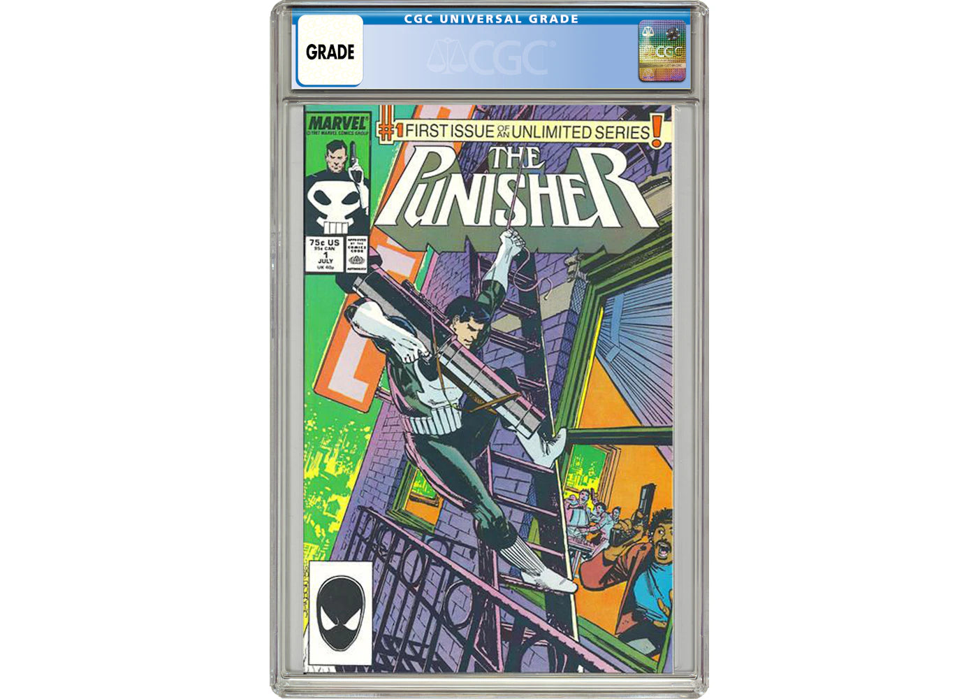 Marvel Punisher #1 (1st Issue of Unlimited Series) Comic Book CGC Graded