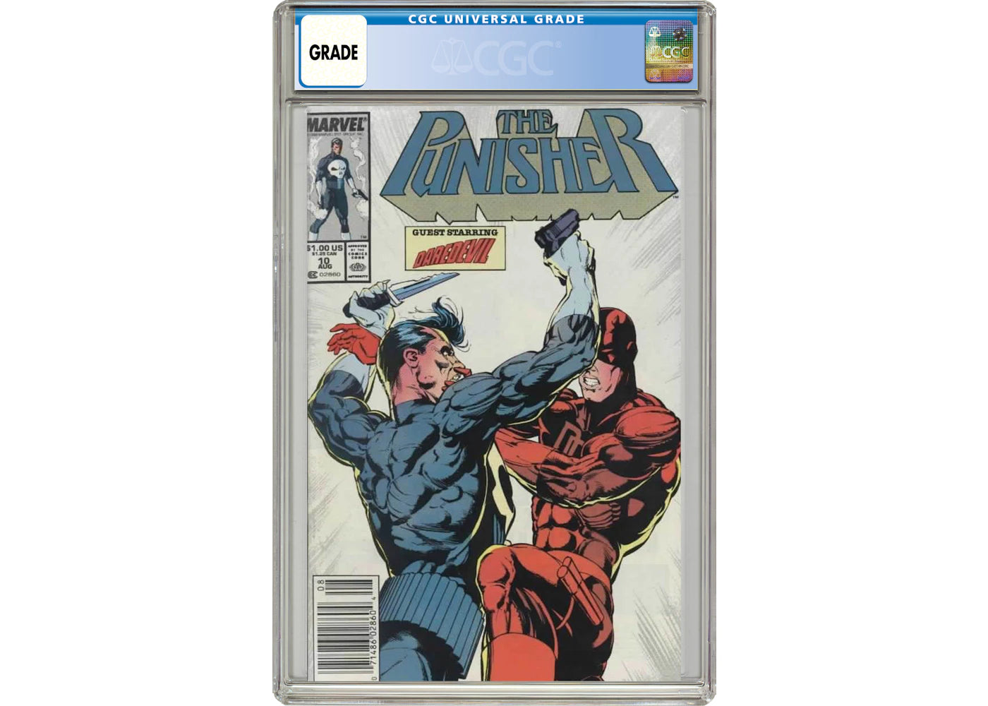 Marvel Punisher (1987 2nd Series) #10 Comic Book CGC Graded