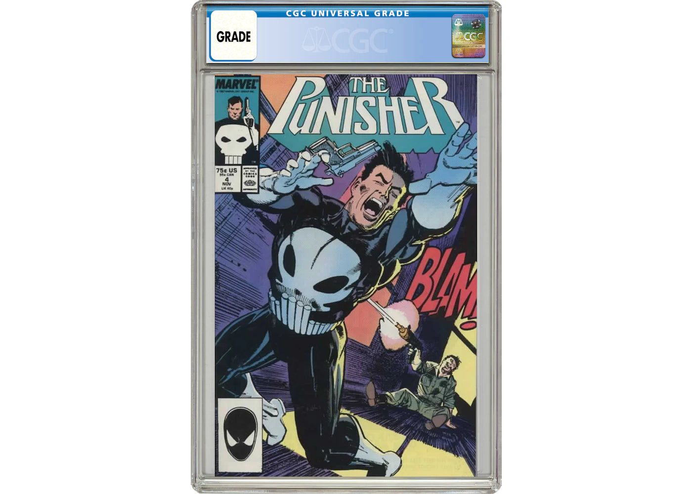 Marvel Punisher (1987 2nd Series) #4 Comic Book CGC Graded