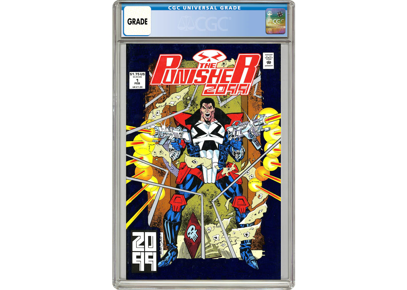 Marvel Punisher #2099 (1993) #1 Comic Book CGC Graded