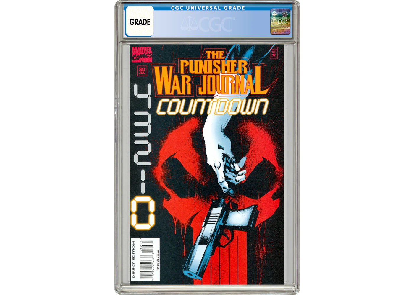 Marvel Punisher War Journal (1988 1st Series) #80 Comic Book CGC Graded