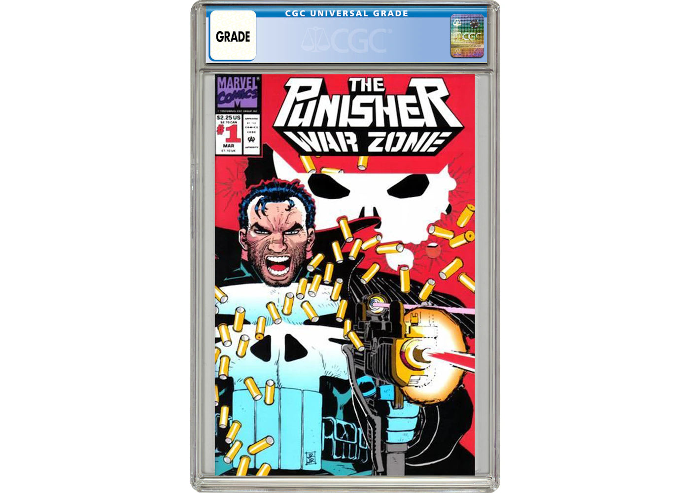 Marvel Punisher War Zone #1 Comic Book CGC Graded