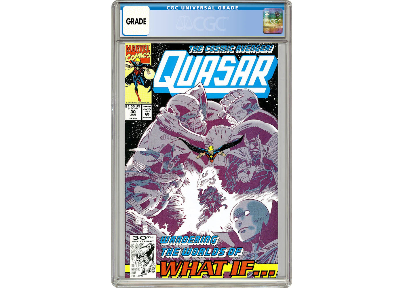 Marvel Quasar (1989) #30 Comic Book CGC Graded