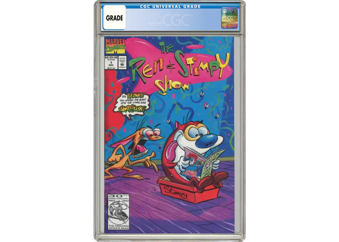Marvel Ren and Stimpy Show (1992) #1U Comic Book CGC Graded