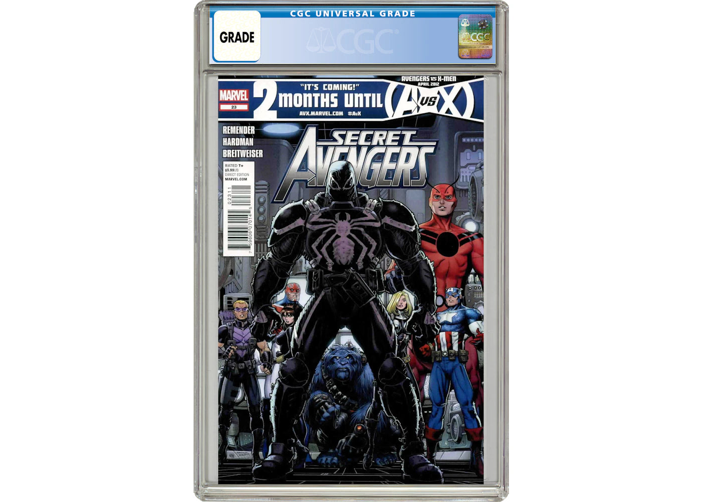 Marvel Secret Avengers (2010 1st Series) #23A Comic Book CGC Graded