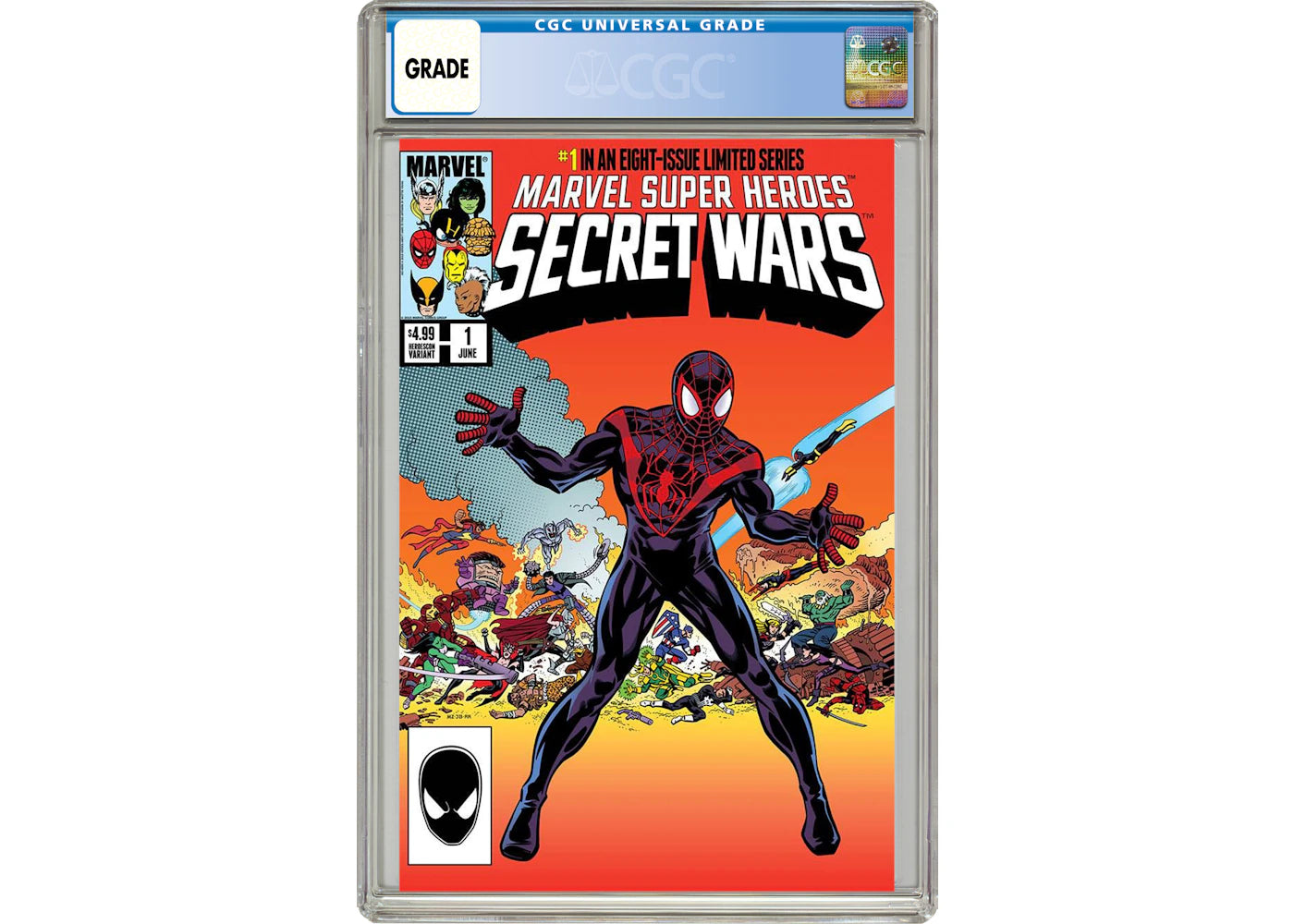 Marvel Secret Wars #1 HeroesCon Edition (Miles Morales) Comic Book CGC Graded