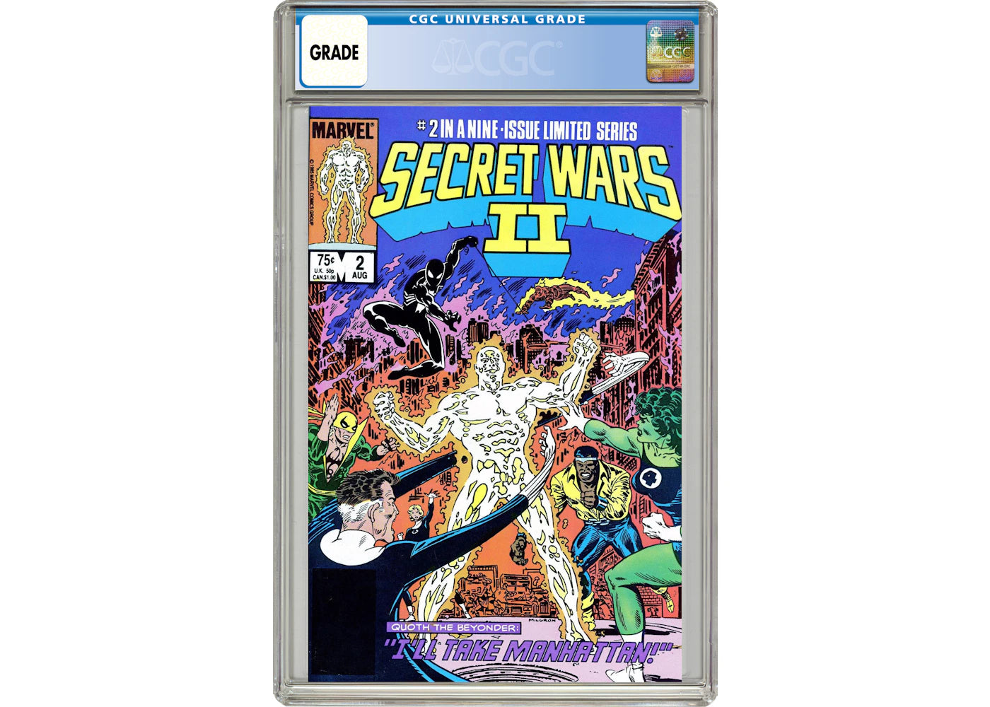 Marvel Secret Wars II (1985 Marvel) #2 Comic Book CGC Graded