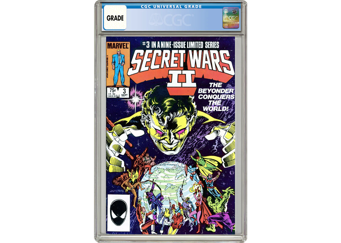 Marvel Secret Wars II (1985 Marvel) #3 Comic Book CGC Graded