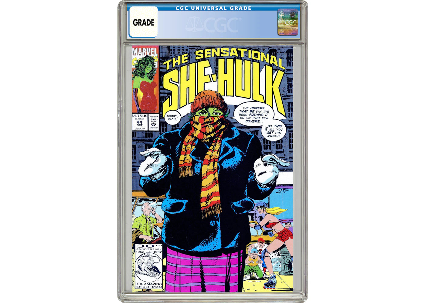 Marvel Sensational She-Hulk (1989) #44 Comic Book CGC Graded
