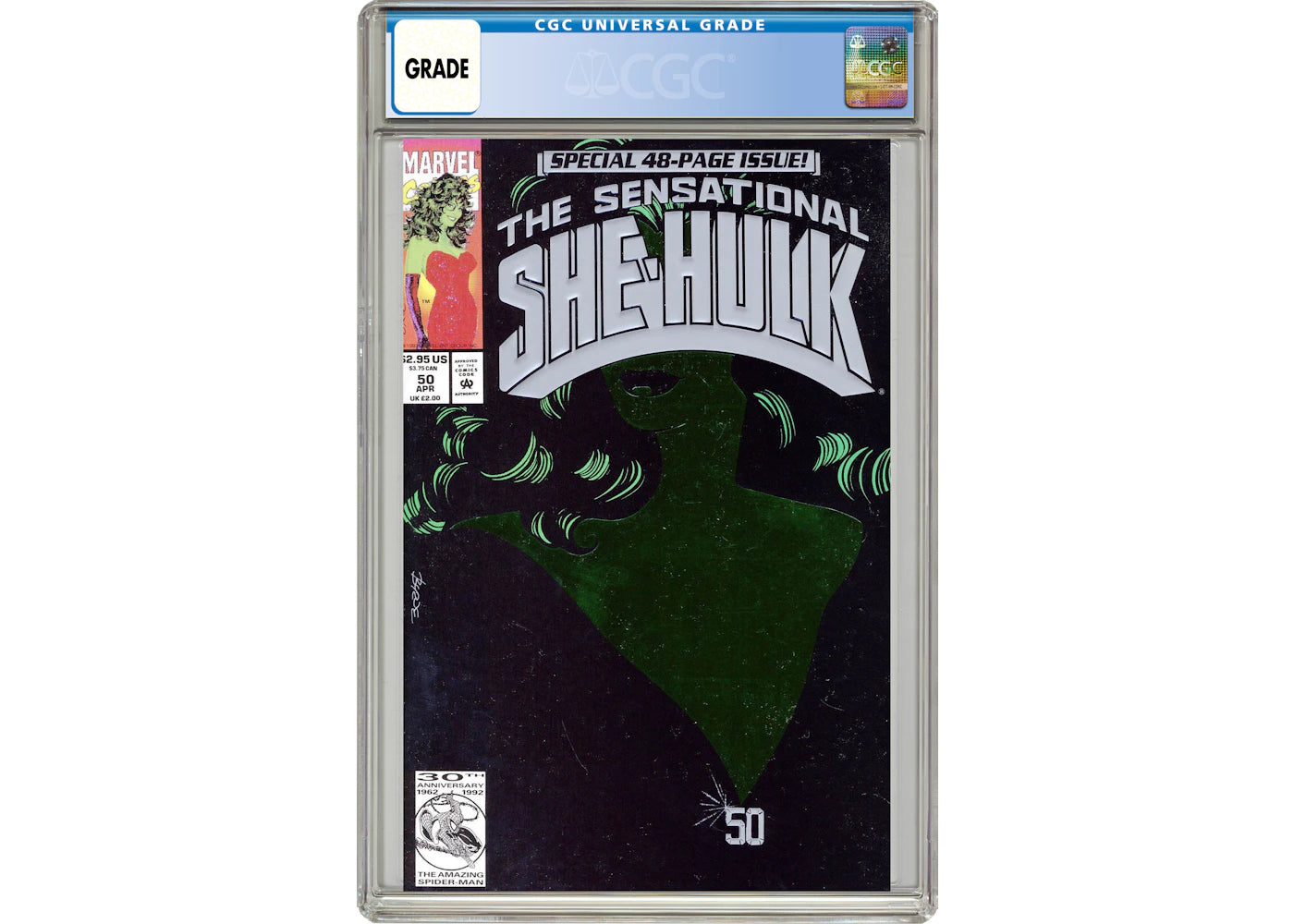 Marvel Sensational She-Hulk (1989) #50 Comic Book CGC Graded